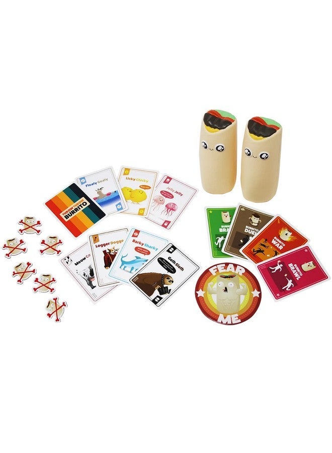 إكسبلودنج كيتنز تقدم Exploding Kittens Throw Throw Burrito - لعبة ورق Dodgeball - ألعاب الورق العائلية للبالغين والمراهقين والأطفال - 2-6 لاعبين - من سن 7 سنوات فما فوق - 120 بطاقة - Image 5