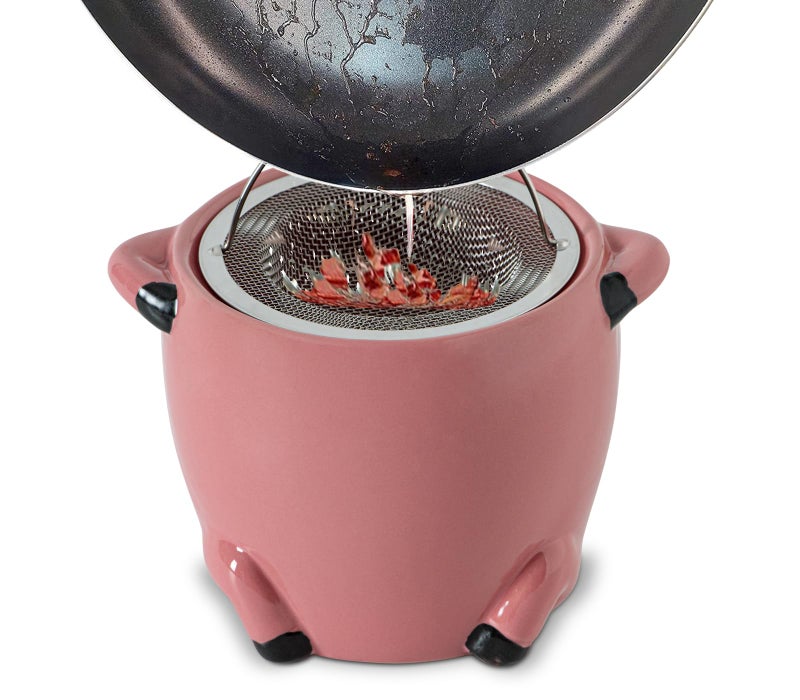 GABROC Ceramic Bacon Grease Saver With Strainer Pig Shaped Bacon Grease Container For Kitchen With Lid Cute Grease Can Grease Saver Pink Funny Cooking Grease Container Colador De Aceite De Cocina - Image 3