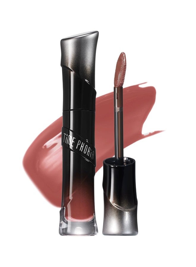 TIMEPHORIA Lunara Frost 3D Lip Gloss, 017 Athena-Plum Deep Brown, High-Shine Glossy Finish, Juicy Pigment Lip Gloss with 3D Plumping Effect, 24H Hydration with Hyaluronic Acid, Non-Sticky Cushiony Gel - Image 1