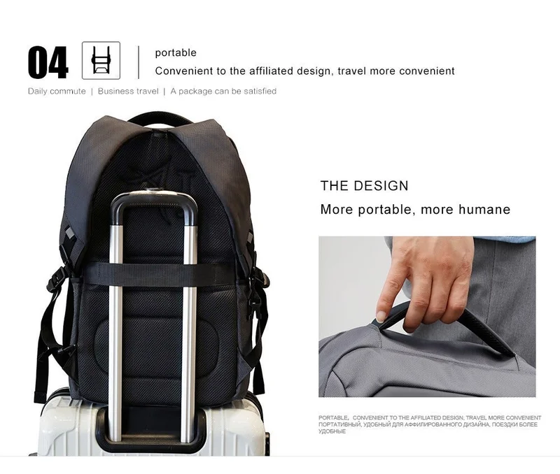 Arctic Hunter Grey Casual Travel Backpack Water Resistant Unisex School College Bag with Built in USB Port and Laptop Compartment for Men and Women, B00120C, Grey  | Best Price UAE