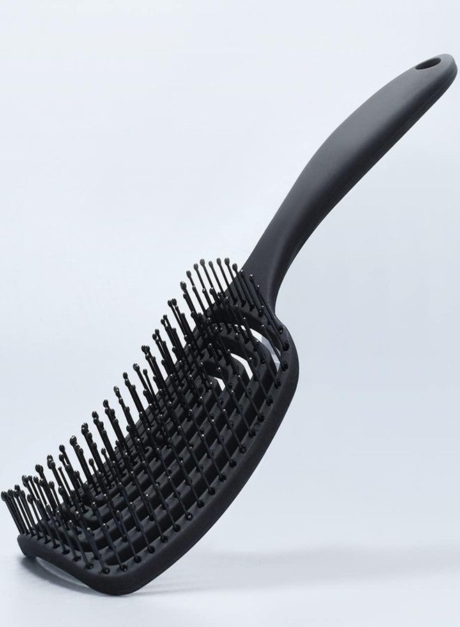 Vortipu Detangling Hair Brush for Adults & Kids - Perfect for Curly, Straight, Wet or Dry Hair - Styling Brush for Women (1PC, Black) - Image 3