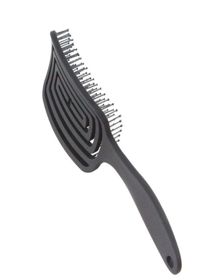 Vortipu Detangling Hair Brush for Adults & Kids - Perfect for Curly, Straight, Wet or Dry Hair - Styling Brush for Women (1PC, Black) - Image 5