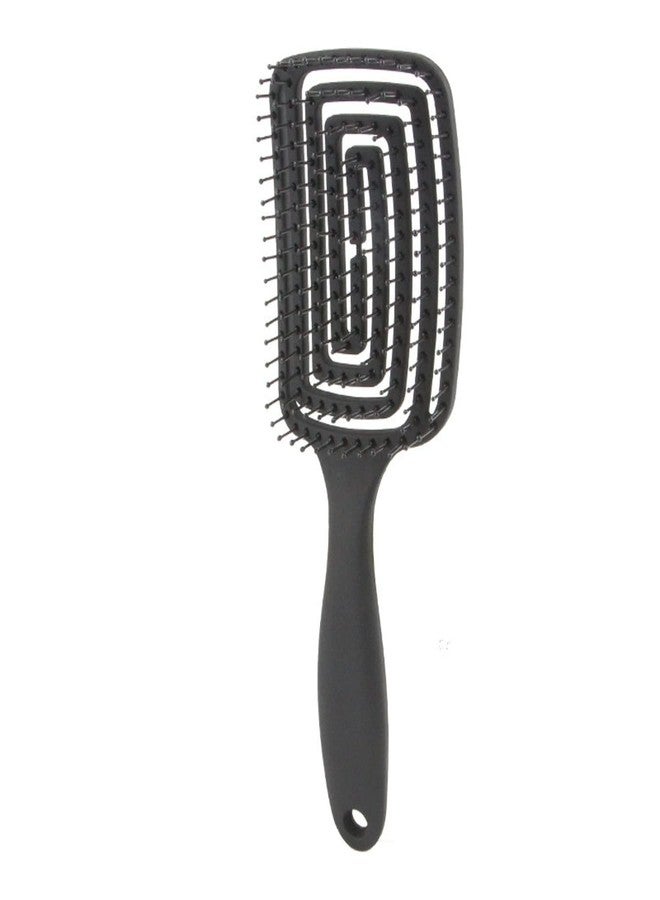 Vortipu Detangling Hair Brush for Adults & Kids - Perfect for Curly, Straight, Wet or Dry Hair - Styling Brush for Women (1PC, Black) - Image 1