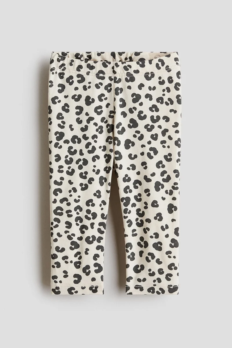 H&M Printed cotton leggings