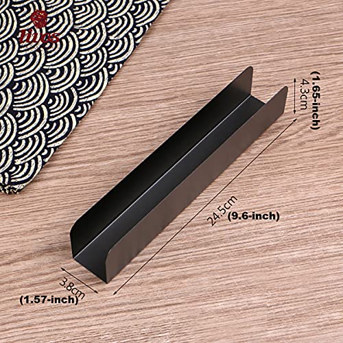 Dadamong 2Pcs U-Shape Non-stick Biscuit Cake Bread Mold Baguette Toast Mould, Carbon Steel Rectangle Cake Pan Cranberry Cookies Molds for Kitchen Baking (Champagne & Black) - Image 3