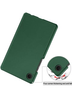 Wtech Smart Flip Auto Awake/Auto Sleep Leather Texture With Pen Holder Case Cover For Samsung Galaxy Tab A9 Plus 5G 2023 (X216, X215, X210) 11.0 Inch Dark Green  - Image 3
