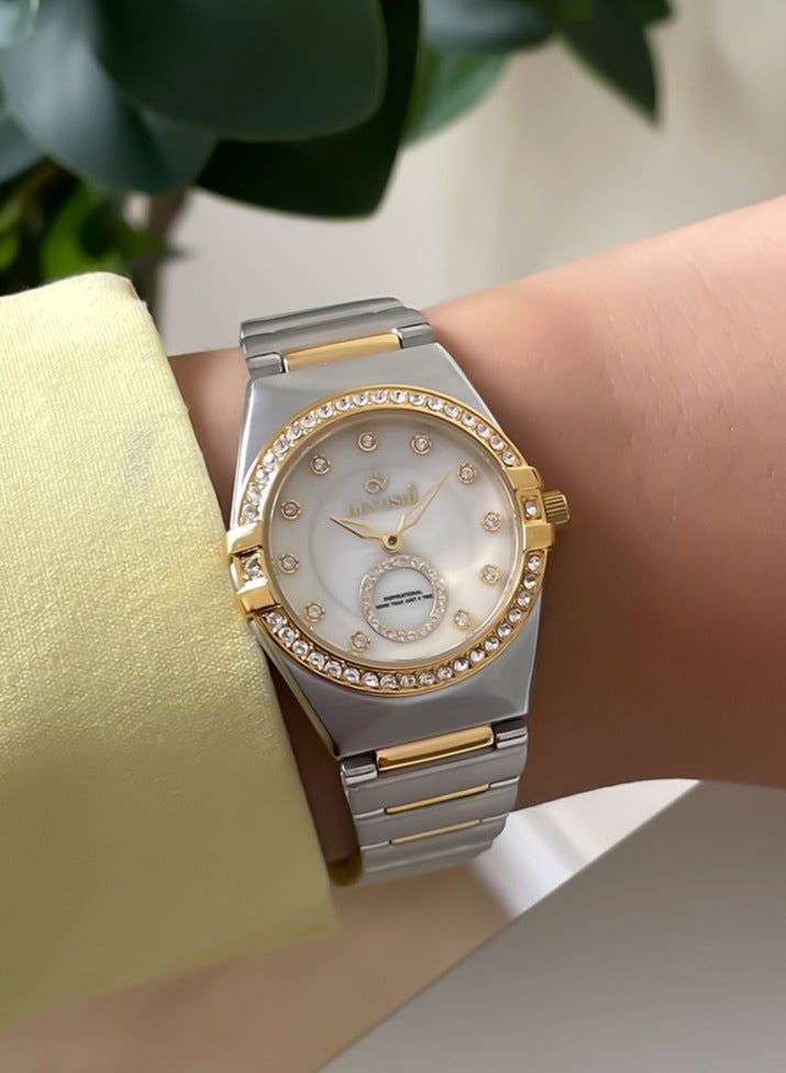 ديفوشي ساعة يد نسائيه ملفته و انيقه ضد الماء - Image 1