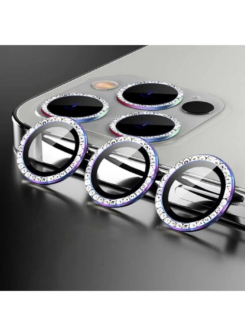Arazon - Apple iPhone 12 Pro Max Stone Camera Lens Protector Framed Protector - Image 1