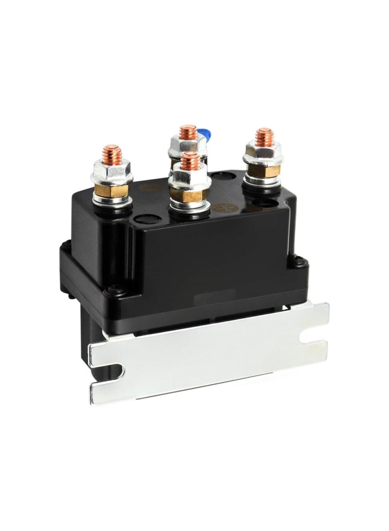 Solenoid Relay, 12V 250A Winch Relay Solenoid Replacement Contactor for 3000-5000lbs ATV UT Winch Control