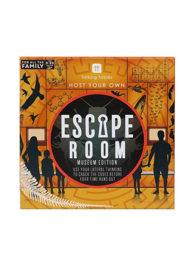 Talking Tables Talking Tables Museum Themed Escape Room Game for Kids | Solve Unique Puzzles and Codes to Find The Exit in Time! Interactive Family Games Night, Age 9+, 2+4 Players, Ideal Gift for Boys and Girls 