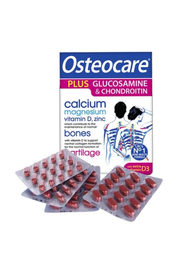 Vitabiotics Osteocare Plus with Glucosamine & Chondroitin – Advanced Joint and Bone Health Support (60 Tablets)