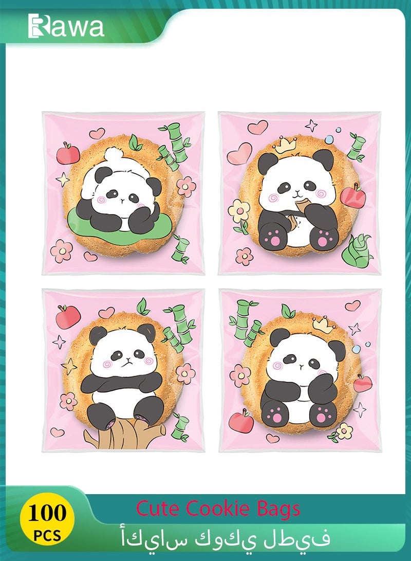 روعة 100 قطعة أكياس ملفات تعريف الارتباط لطيفة ذاتية الختم ، أكياس وجبات خفيفة ذاتية اللصق مقاس 7 × 7 سم ، أكياس هدايا من السيلوفان المسطحة لحفلات الأطفال ، أكياس حلوى الزفاف ، أكياس الحلوى ، أكياس التخزين ، أكياس تغليف وتخزين المواد الغذائية الشفافة ، (متعددة الأنماط ، صديقة للبيئة) - Image 1