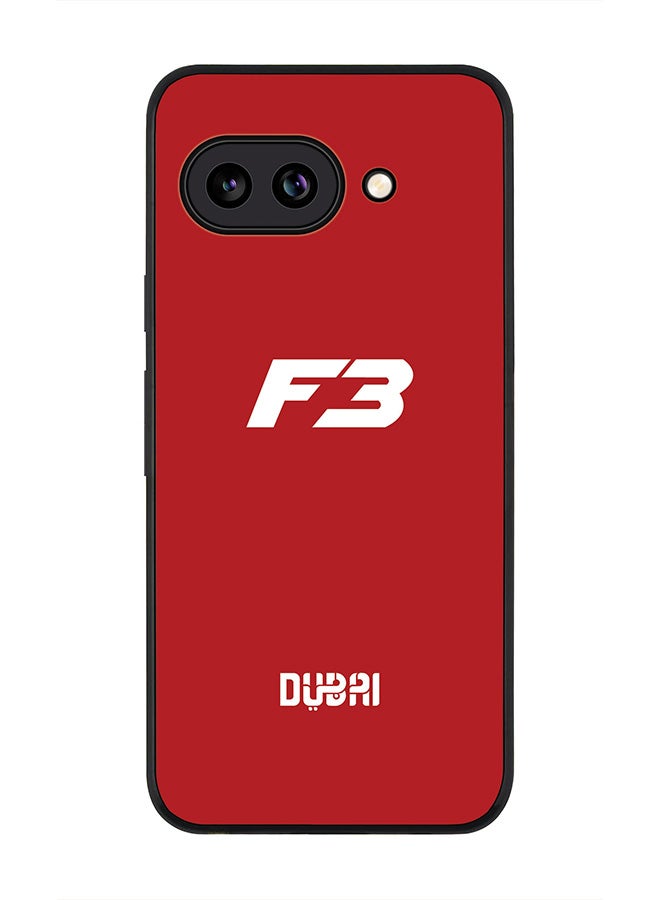 Stylizedd For Google Pixel 9a Case,Slim fit Camera Protection, Shockproof Thin Phone cover  -  Faz3 Dubai Red