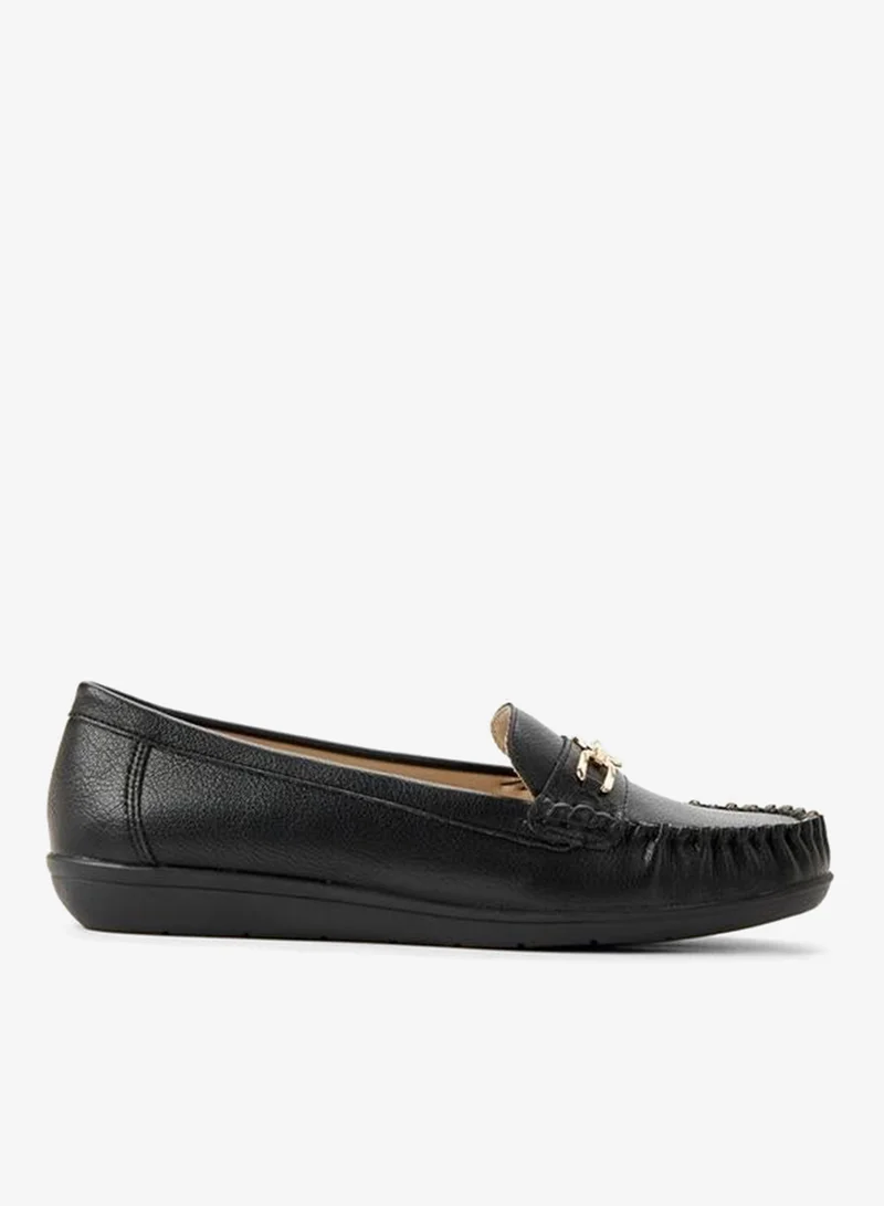 لو كونفورت Le Confort Flat Shoe Slip On Upper Embellish Metal