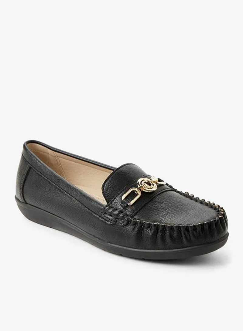 Le Confort Le Confort Flat Shoe Slip On Upper Embellish Metal