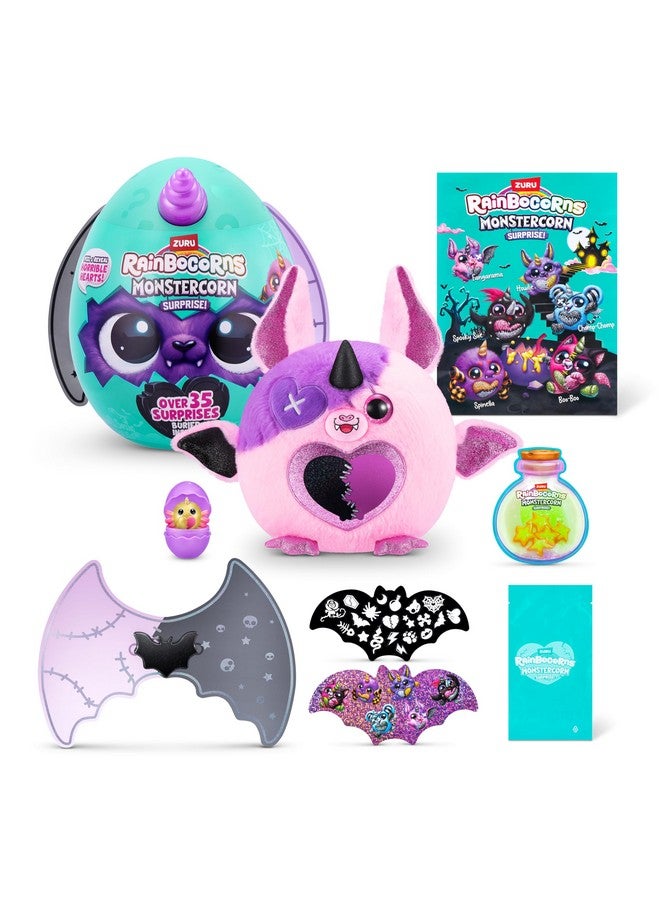 RAINBOCORNS-MONSTERCORN-SERIES1 Plush Medium Vampire Cat - Image 1