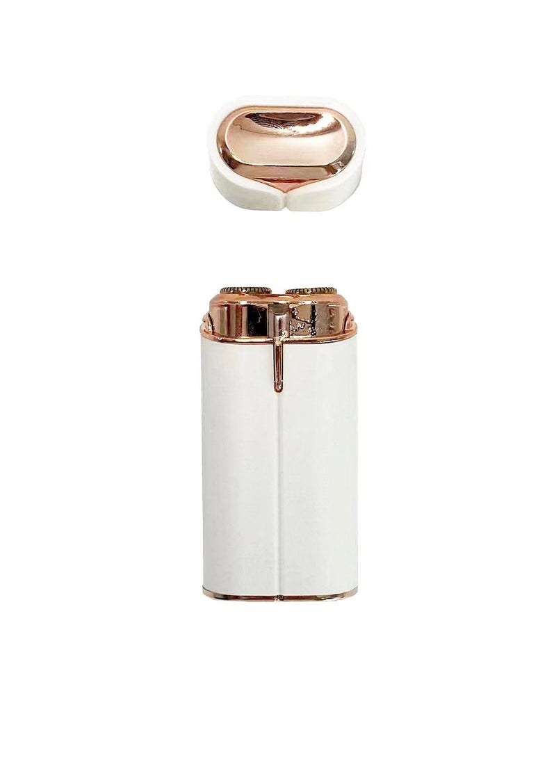 Generic - Dual Heads Electric Shaver for Women Rechargeable Private Hair Remover White - Image 1