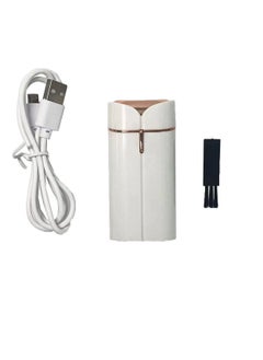 Dual Heads Electric Shaver for Women Rechargeable Private Hair Remover White