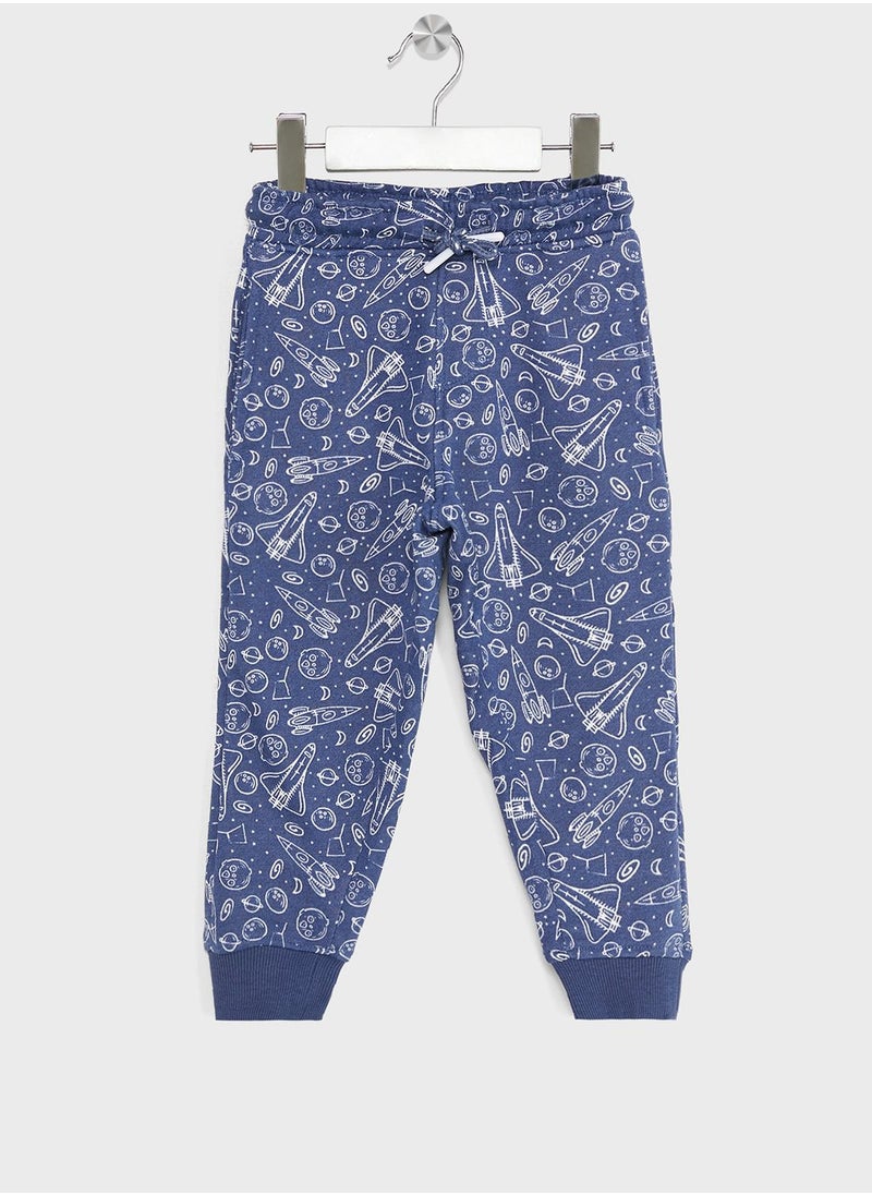 Ripples - Boys  Basic Solid Zipper Hoodie And Jogger Set - Image 1