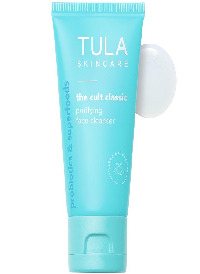 TULA Skin Care The Cult Classic Purifying Face Cleanser (Travel-Size) | Gentle and Effective Face Wash, Makeup Remover, Nourishing and Hydrating | 1.67 oz. - Image 1