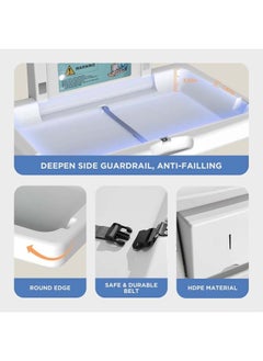 Generic Baby Changing Station,Wall Mounted Baby Changing Station with Safety Strap,Wall Mounted Changing Table for Commercial Bathroom, Baby Changing Station That Makes Every Mother Happy  - Image 5