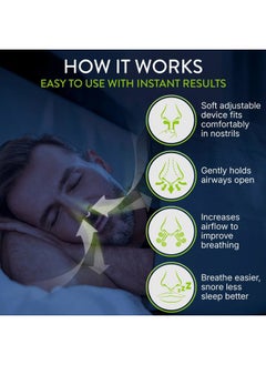 Rhinomed Mute Nasal Dilator for Snore Reduction - Anti-Snoring Aid Solution - Breathing Aids for Better Sleep - Comfortable Nose Vents to Improve Airflow (Medium, 3-Pk)  - Image 5
