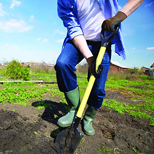 GORILLA GRIP Garden and Work Gloves, Maximum Gripping Gloves with Polymer Palm | Size: Large | Single Pair of Gloves Black - Image 2