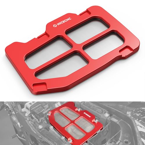 NICECNC Aire Intake Filtrar Box Lid Cover Compatible with Yamaha Raptor 700 YFM700 20062026 Raptor 700 YFM700R 2006 2007 2008 2014 Raptor 700R YFM700R 2009 2011 2012 2013 2015 20162026 Red - Image 1