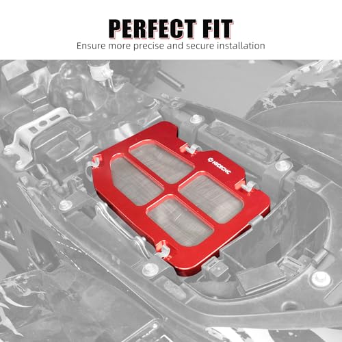 NICECNC Aire Intake Filtrar Box Lid Cover Compatible with Yamaha Raptor 700 YFM700 20062026 Raptor 700 YFM700R 2006 2007 2008 2014 Raptor 700R YFM700R 2009 2011 2012 2013 2015 20162026 Red - Image 3