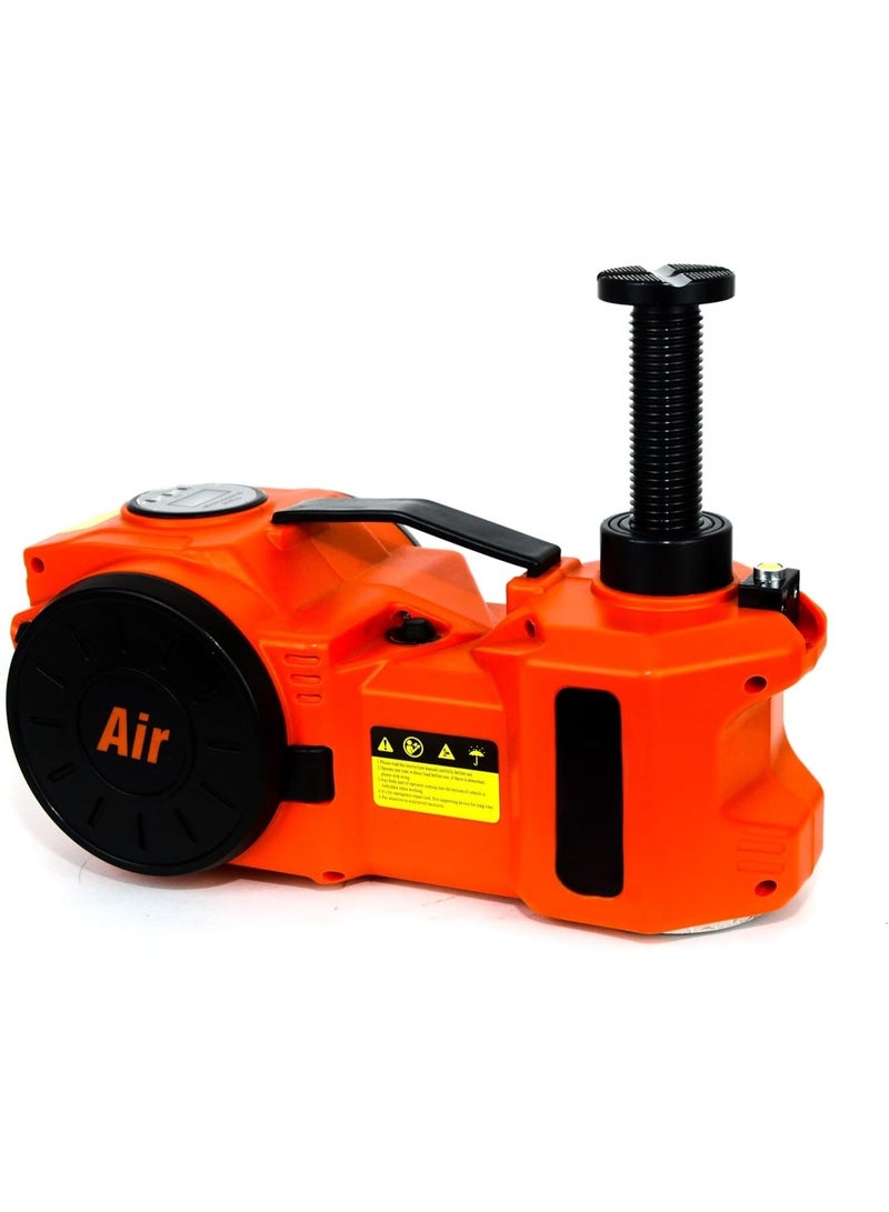 Digital Electric Hydraulic Jack 2 in 1 with Inflation, 5 Ton Hydraulic 12V Car Floor Jack with Built-in Digital Tire Inflator Pump & Digital Gauge ( Max height 450mm) - Image 1