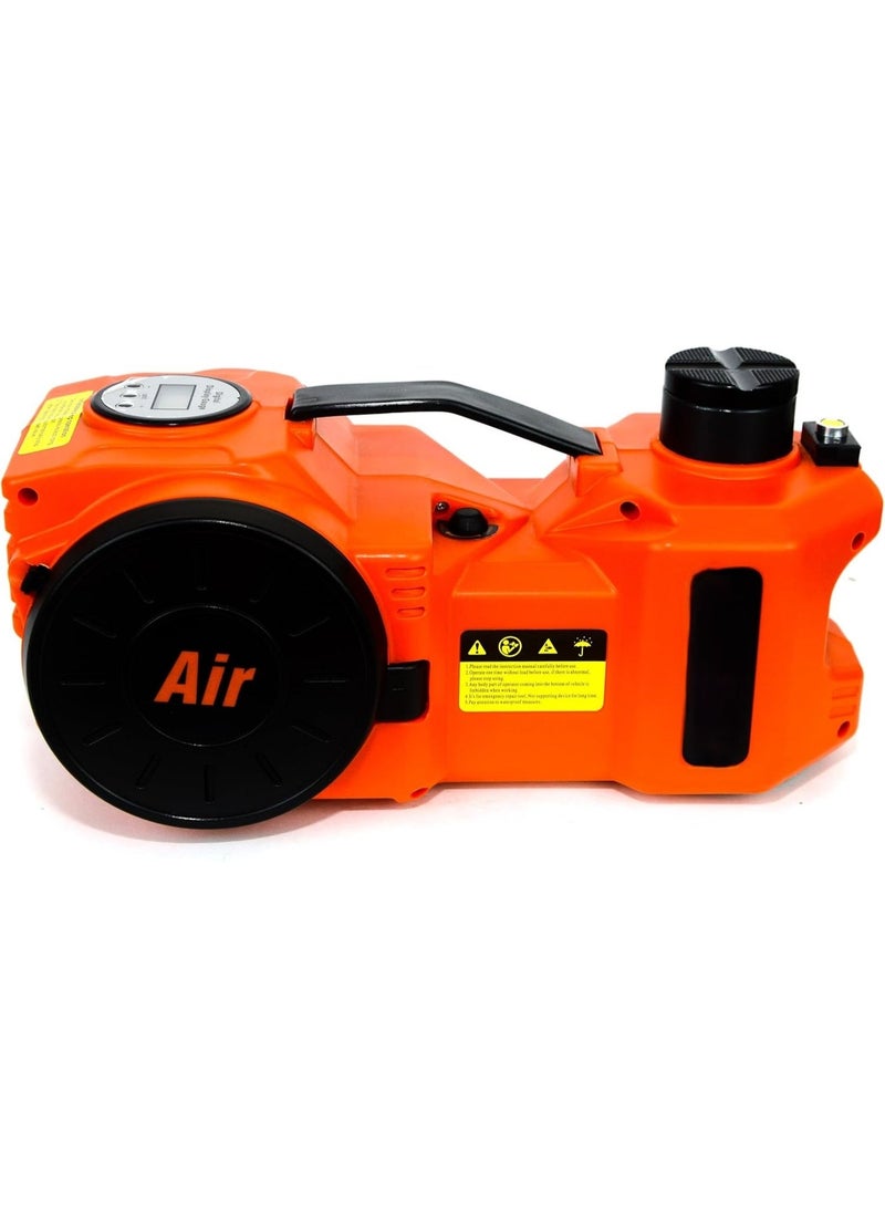 Digital Electric Hydraulic Jack 2 in 1 with Inflation, 5 Ton Hydraulic 12V Car Floor Jack with Built-in Digital Tire Inflator Pump & Digital Gauge ( Max height 450mm) - Image 4