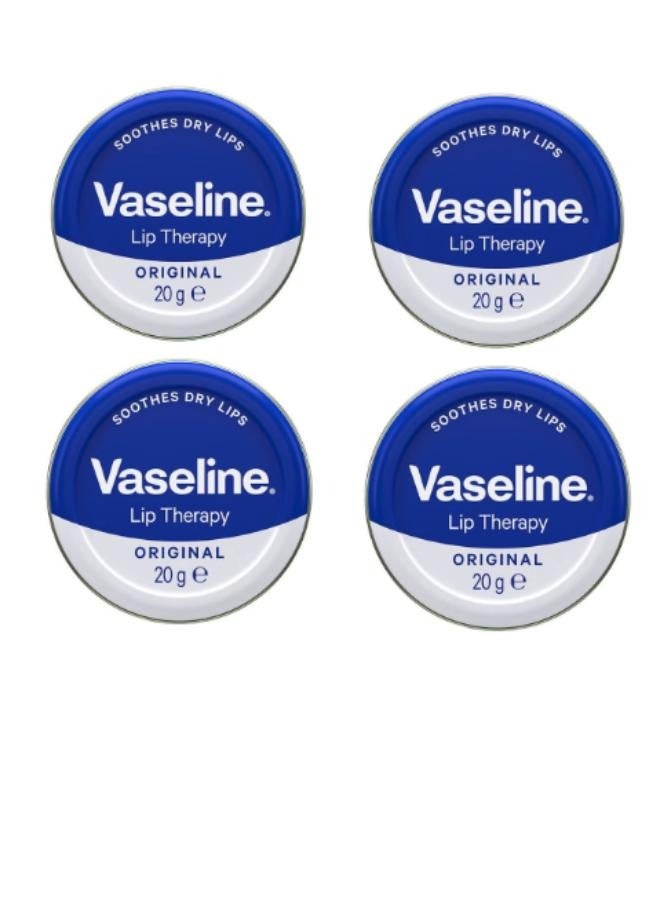Vaseline Set Of 4 Pieces Lip Therapy Original 20 g - Image 1