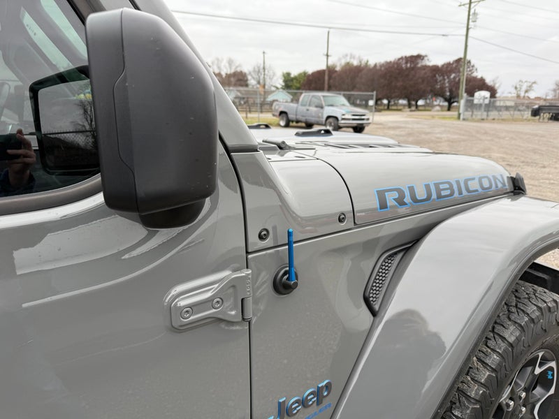 AntennaMastsRus - Made in USA - 4 Inch Blue Aluminum Antenna is Compatible with Jeep Wrangler JK - JL | Gladiator (2007-2024) - Image 2