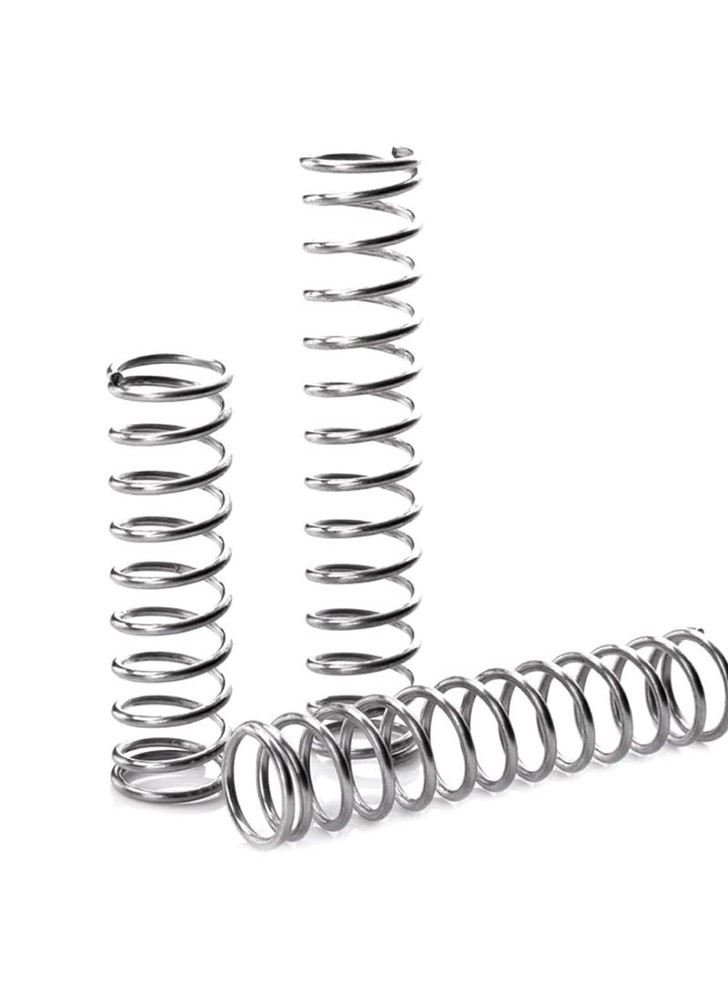 GGOOT 10Pcs Stainless Steel Compressed Spring Wire Diameter 1.2mm External Diameter 9-14mm Hardware Tools, 1.2x13x50mm  - Image 1