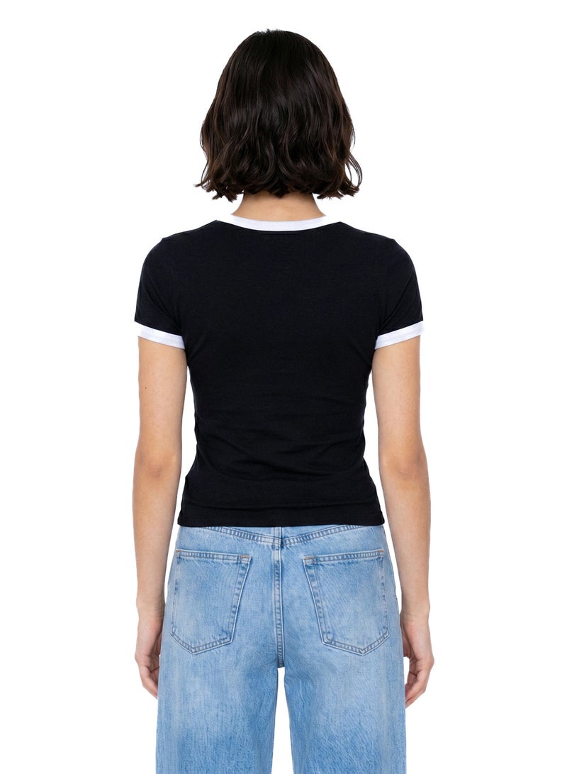 CTRL Contrast Baby Tee - Image 2