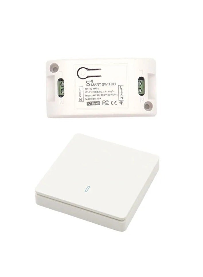 Smart Light Switch Push Button WiFi/433Mhz Wireless Remote Control Wall Switch AC85~220V Controller For Led/Light/Lamp - Image 1