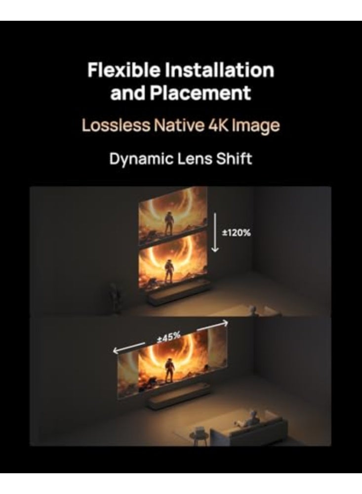 XGIMI Horizon 20 Max | 4K RGB Triple Laser Projector, Up to 300" Screen Size, 5700 ISO Lumens, 240Hz Gaming, Google TV Built-in, HDR10, 2X 12W Harman/Kardon Speakers, Premium Home Entertainment - Image 5