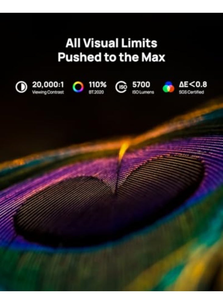 XGIMI Horizon 20 Max | 4K RGB Triple Laser Projector, Up to 300" Screen Size, 5700 ISO Lumens, 240Hz Gaming, Google TV Built-in, HDR10, 2X 12W Harman/Kardon Speakers, Premium Home Entertainment - Image 3