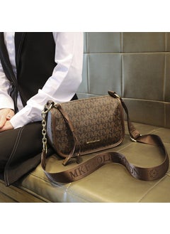 2023 MK F Fashion Pillow Shoulder Bag MKF Brown/Brown