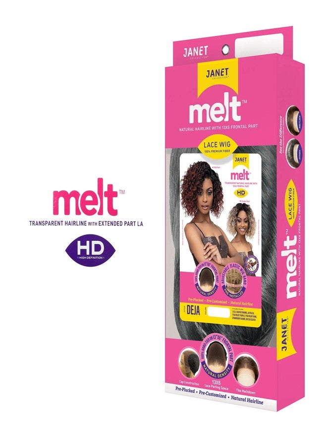 Janet Collection Melt 13x6 Frontal Part DEJA Lace Wig (STRAWBERRY BLONDE) - Image 4