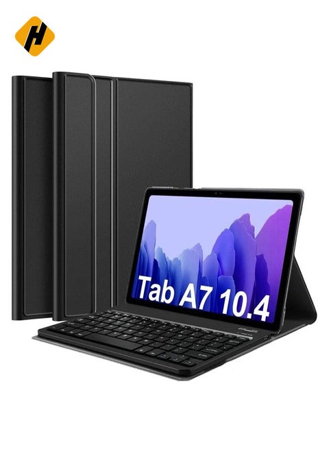 Wireless Bluetooth Keyboard with Detachable Tablet Case Cover for Samsung Galaxy Tab A7 10.4 inch 2020 SM-T500/T505/T507