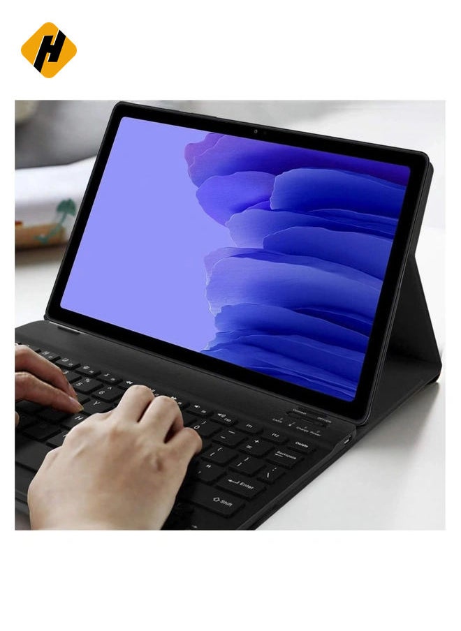 Wireless Bluetooth Keyboard with Detachable Tablet Case Cover for Samsung Galaxy Tab A7 10.4 inch 2020 SM-T500/T505/T507