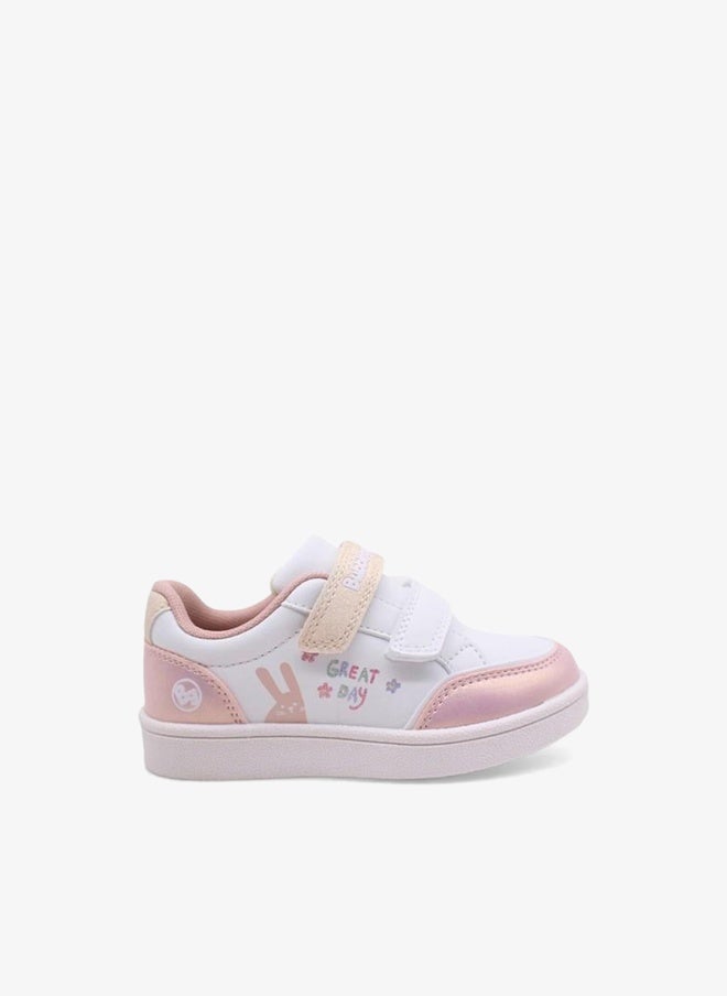 Two-Toned Strap Sneakers