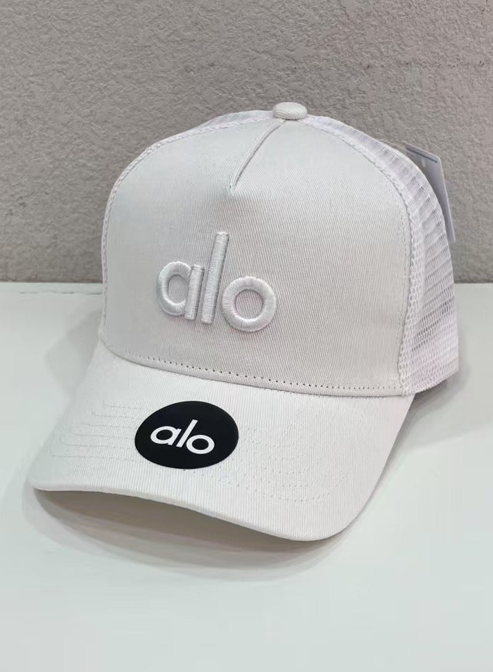 alo Alo embroidered lettering mesh baseball cap 