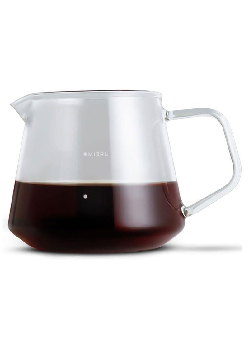 MIBRU V60 Drip Coffee Maker Kit, 7-Piece Drip Coffee Maker, Coffee Dripper Tools, Coffee Bean Grinder, Coffee Bean Spray Bottle, Paper Coffee Filter, Coffee Filter, Coffee Sharing Pot, Handheld Slim Neck Coffee Dripper, Coffee Drip Restrictor, Specialty Coffee Kit, Specialty Coffee Tools, Coffee Machine, Coffee Mug, Coffee Cleaning Kit, Pour Over Coffee Maker Accessories - Image 2