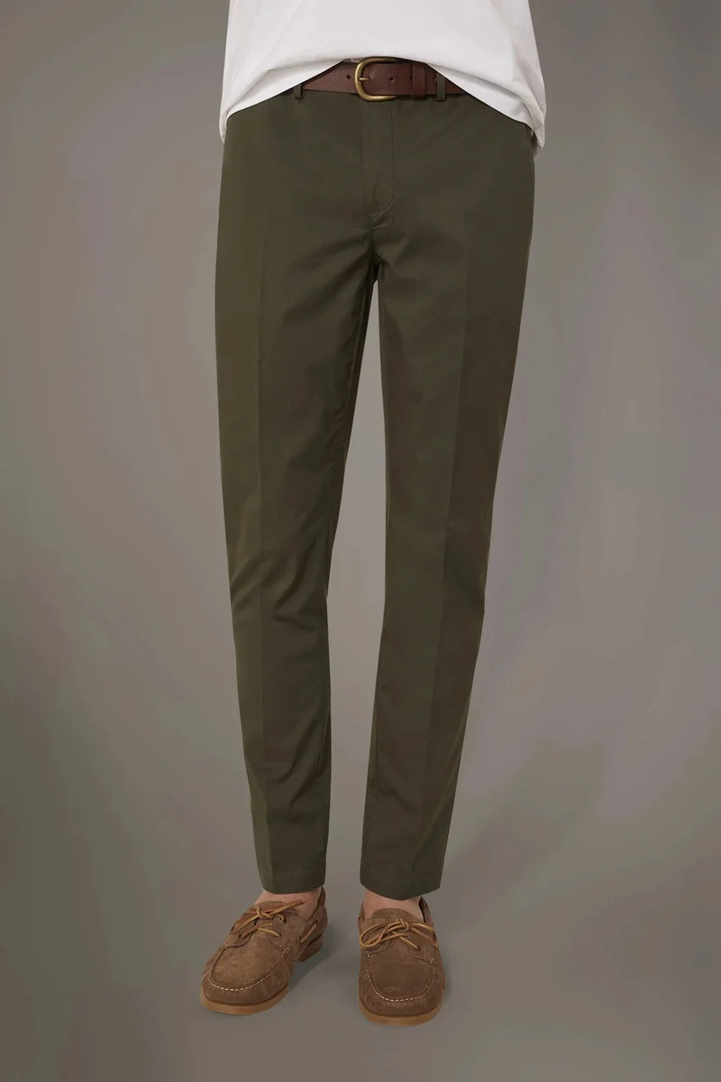 Doppelganger  Regular fit trousers in twill construction - Military for Men | Best Price UAE