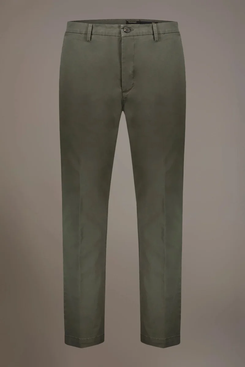 Doppelganger  Regular fit trousers in twill construction - Military for Men | Best Price UAE
