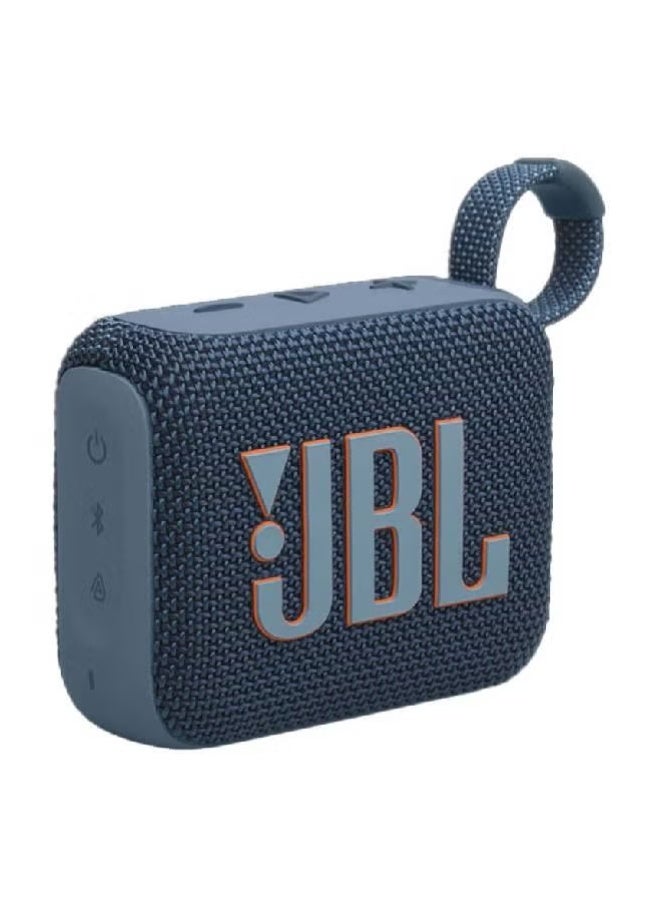 Go4-Portable Waterproof and Dustproof Wireless Bluetooth Speaker, Big Pro Sound with Punchy bass,Built-in long-lasting battery, Made in Part with Recycled Materials Blue