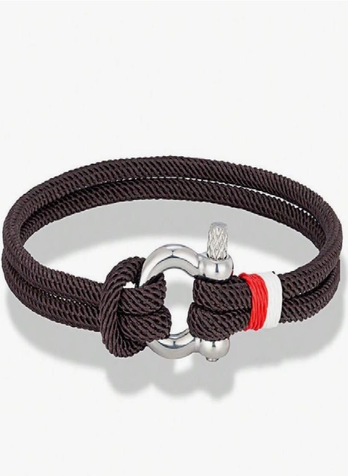 اسوارة رجالية كاجوال بتصميم عصري وأنيق مقاس 21 سم