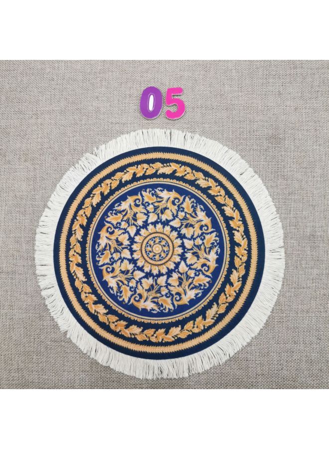 Direct Supply Innovative Carpet Dining Mat Persian Style Coaster, Flower Plate, Fruit Plate Mat Tea Pot Mat Decorative Mat-Specifications:5  - Image 1